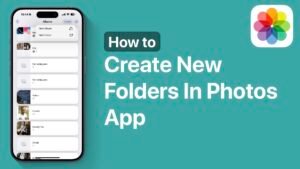 How To Create A New Folder In Photos App