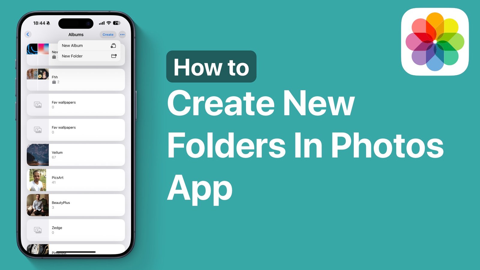 How To Create A New Folder In Photos App